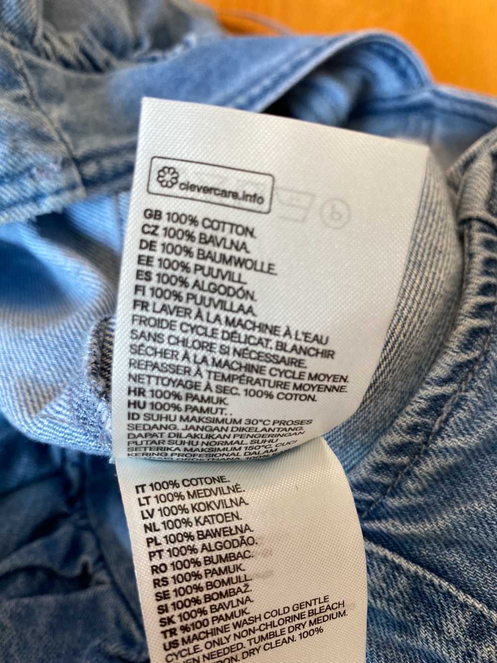 H&M Light Blue Denim Romper with Button Front - Picture 6 of 9